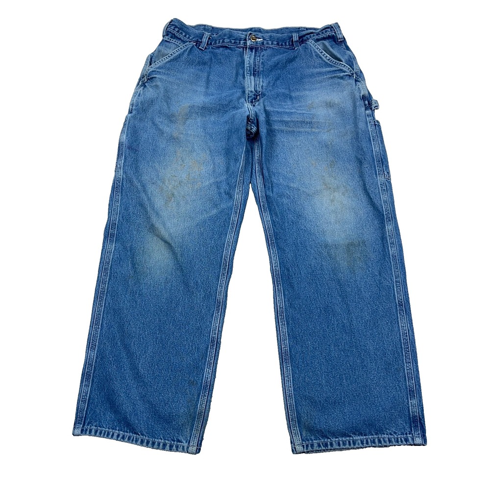 Carhartt Jeans Men 36x30 Carpenter Dungaree Fit Baggy VTG Y2K Distressed B13